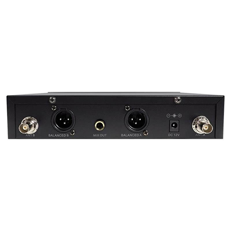 Dual UHF 15 Channel Metal Handheld Wireless Microphone System RWM65U