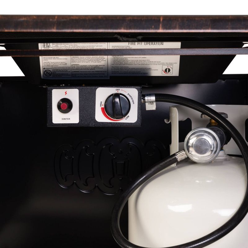 Dynasty Square LPG Fire Pit - Fire Sense