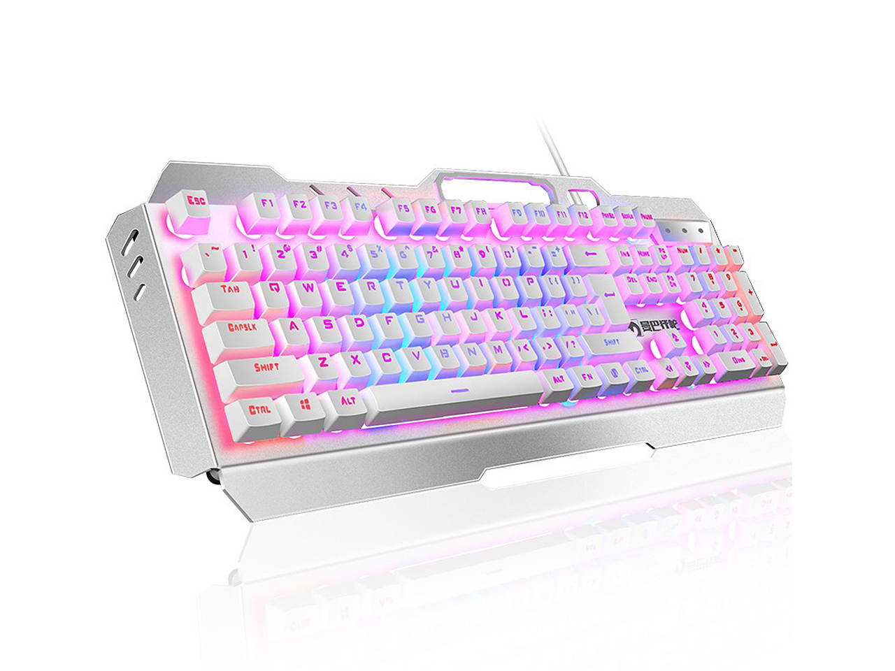 LIMEIDE K670 Gaming Keyboard and Mouse Combo,Backlit Wired Gaming Keyboard and RGB Gaming Mouse, LED 104 Keys USB Ergonomic Keyboard(Black)