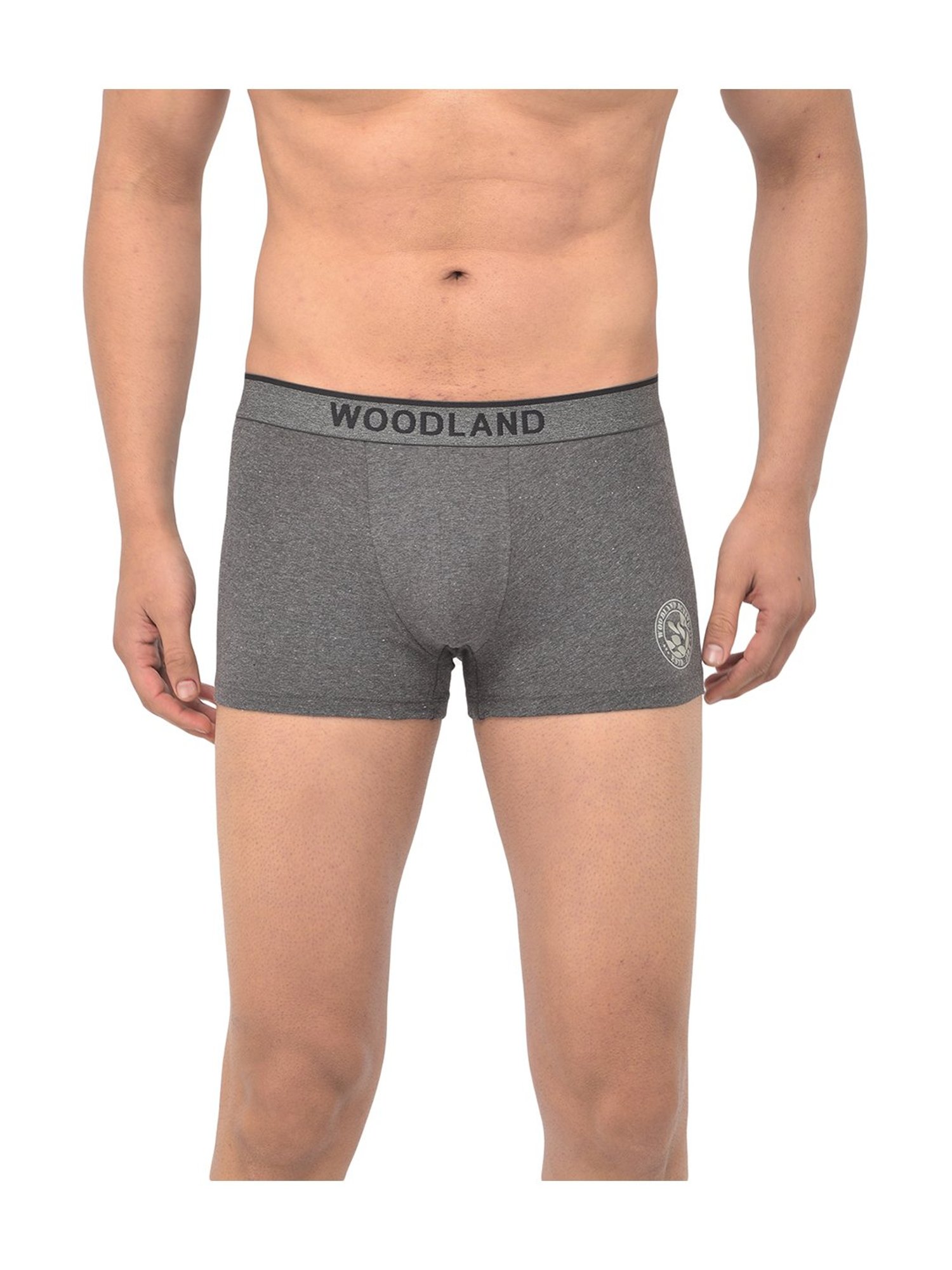 Woodland Dark Grey Solid Trunks