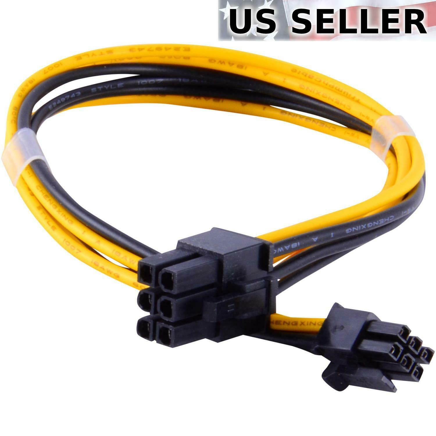 Mini 6-pin to 6-pin PCI-e PCIe Power Cable for  Mac Pro Video Card