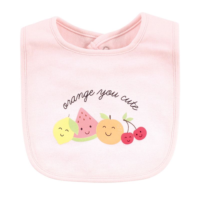 Hudson Baby Unisex Baby Cotton Terry Drooler Bibs with Fiber Filling, Neutral Woodland, One Size