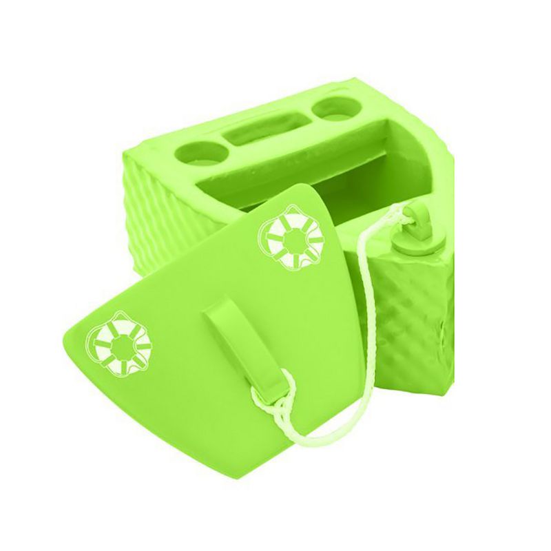 TRC Recreation Water Resistant Floating Super Soft Goodlife Drink Kooler for Water Adventures and Activities, Lime