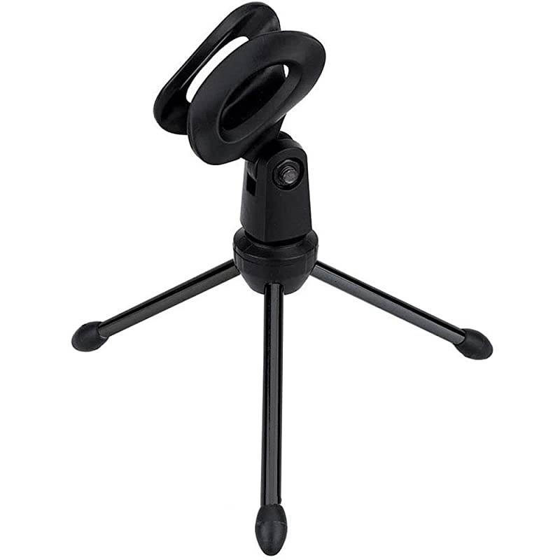 Microphone Stand, Upgraded Angle Adjustable Tripod Table Mic Stand for Recording Microphone or Other Microphone