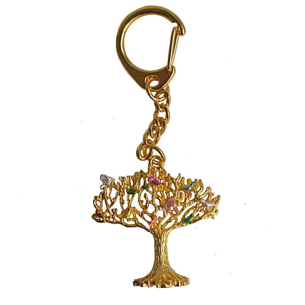 Fengshui 10 Birds on Wish Fulfilling Tree Keychain W Fengshuisale Red String Bracelet W1690
