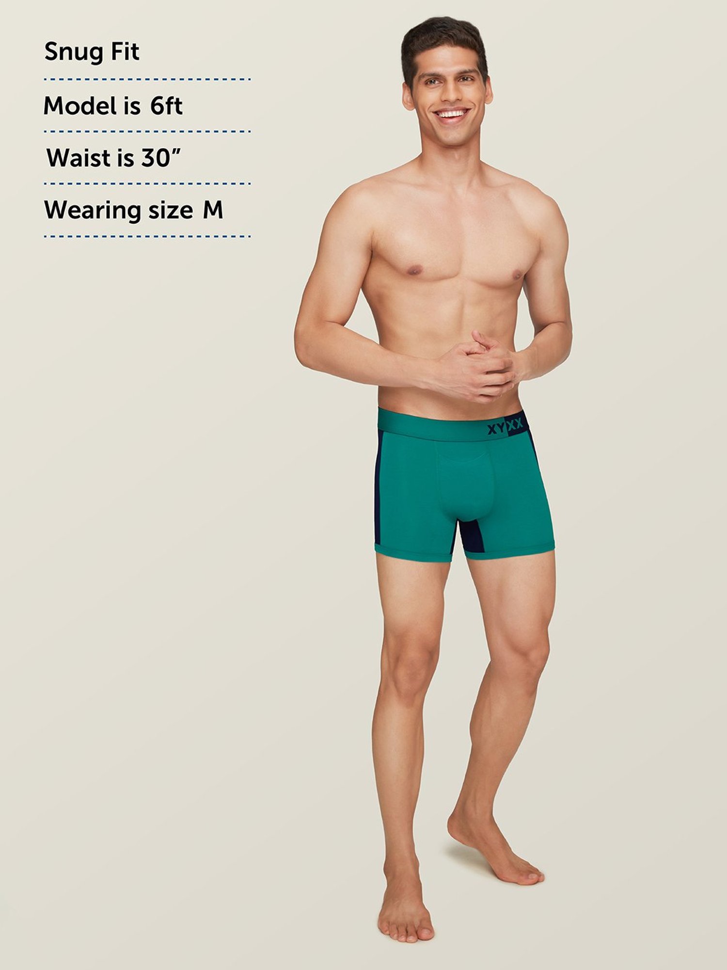 XYXX Multicolor Micro Modal Trunks - Pack of 3