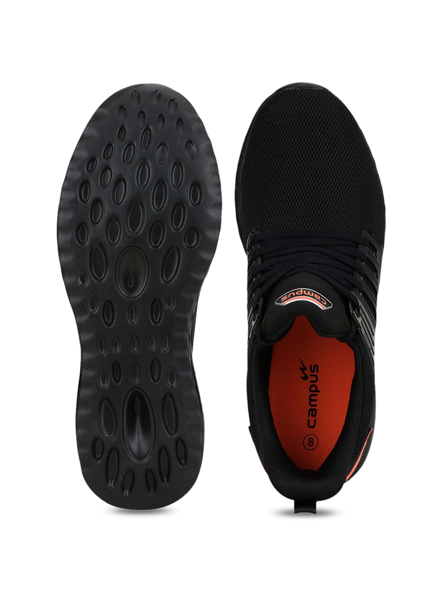 Campus Men's Jade Jet Black Running Shoes