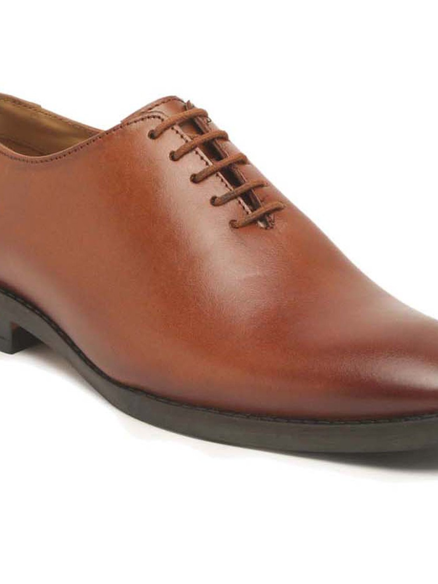 Teakwood Leathers Men's Tan Oxford Shoes
