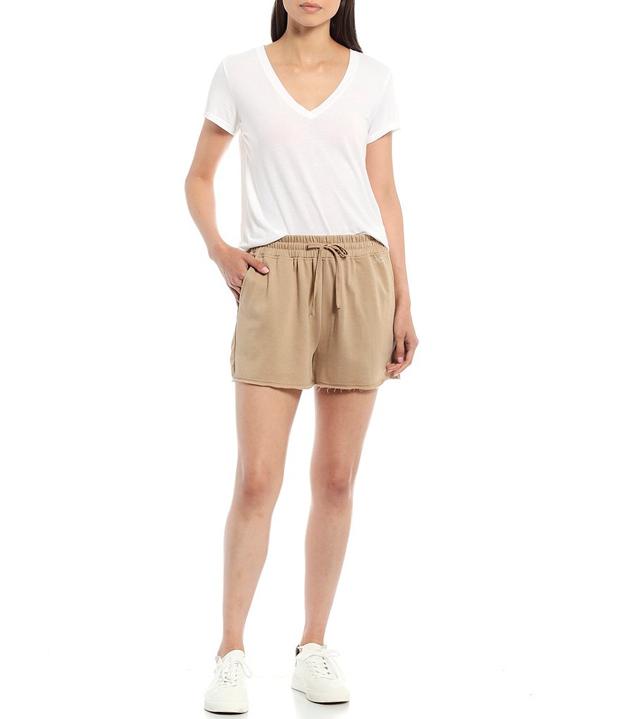 Cloth & Stone Button Side Coordinating Shorts