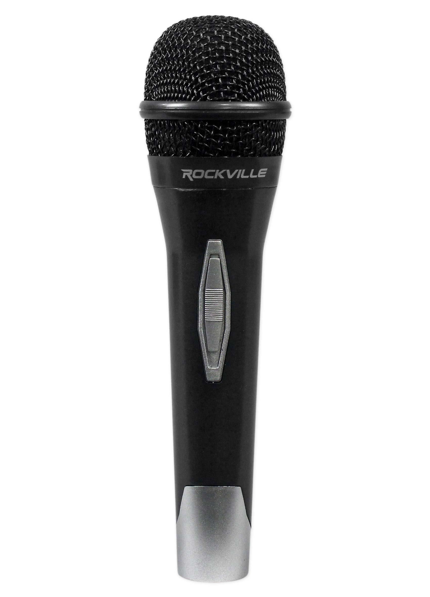 Rockville GB1 Powered Church Speakers w/ Mixer+Stands For Church Sound Systems