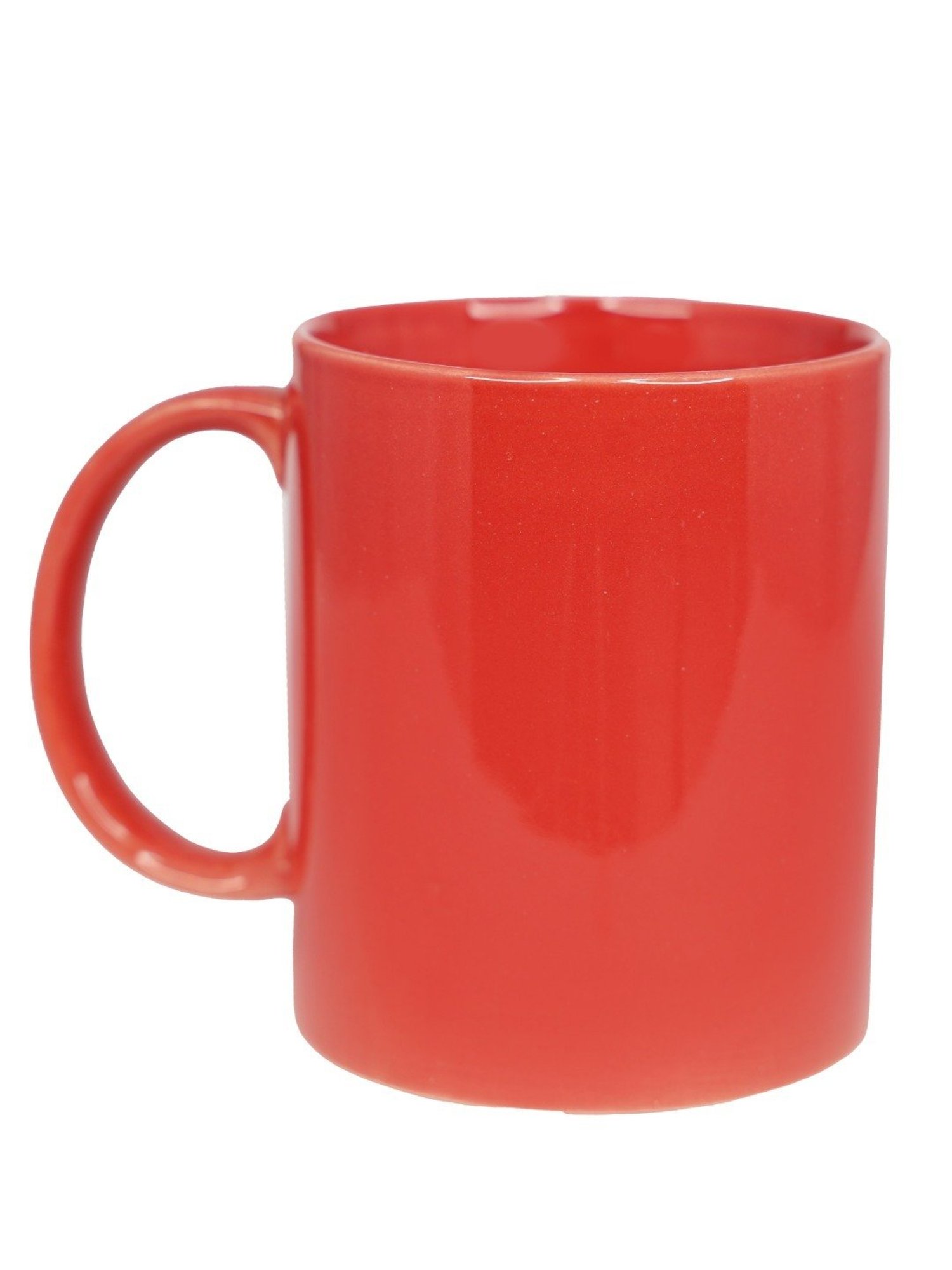Living Roots Orange Ceramic Milk Mug - Set Of 1 (350 ml)