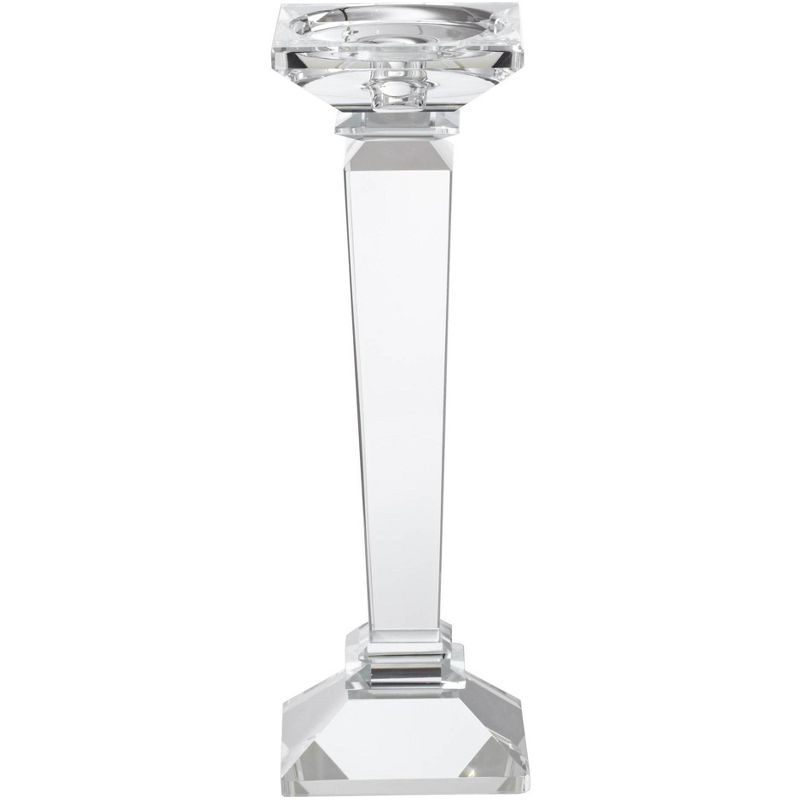 Dahlia Studios Portia 11" High Crystal Candle Holders Set of 2
