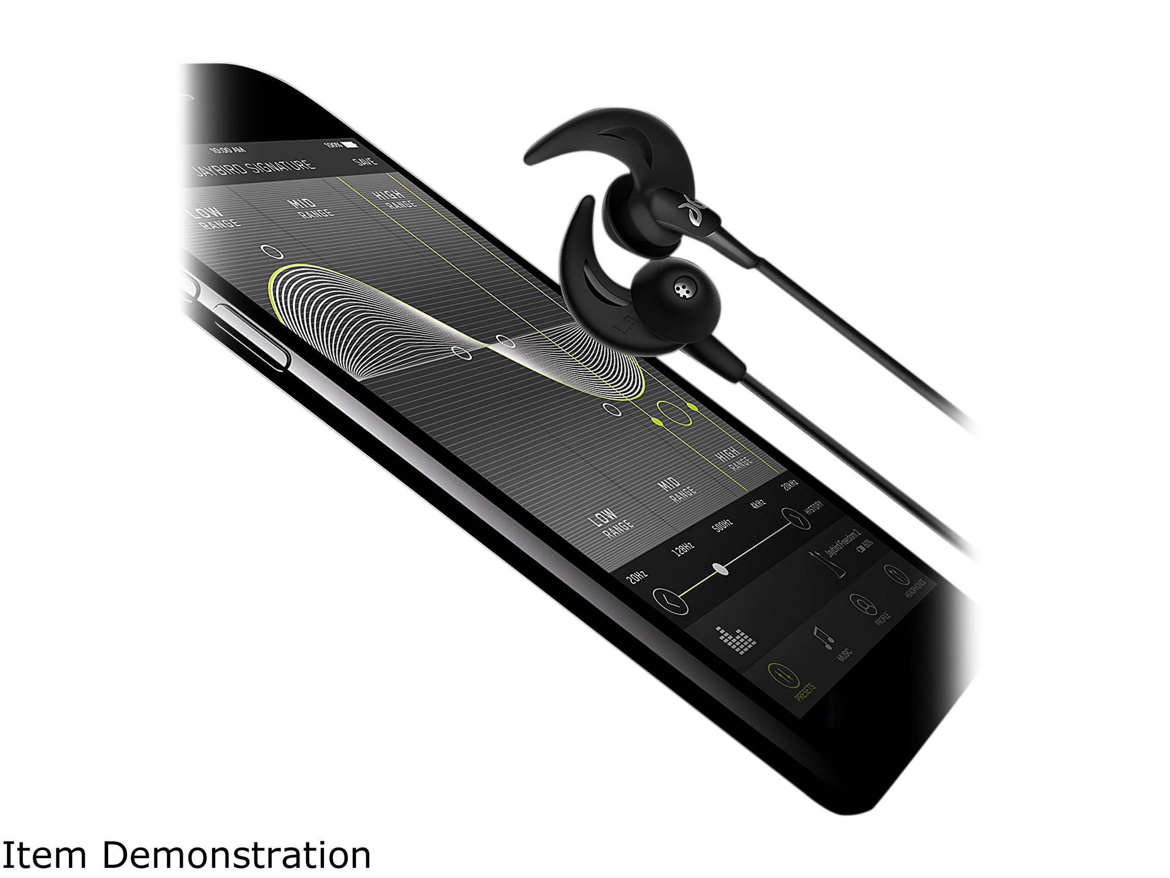 JayBird FREEDOM 2 In-Ear Wireless Bluetooth Headphones, Carbon, 985-000747