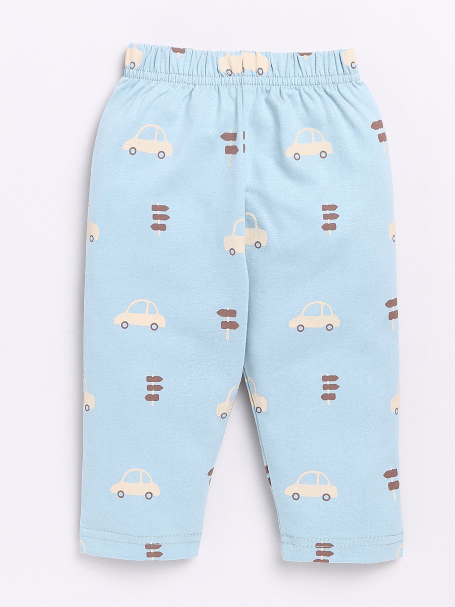 Clt.s Boys Light Blue Printed T-Shirt with Pants
