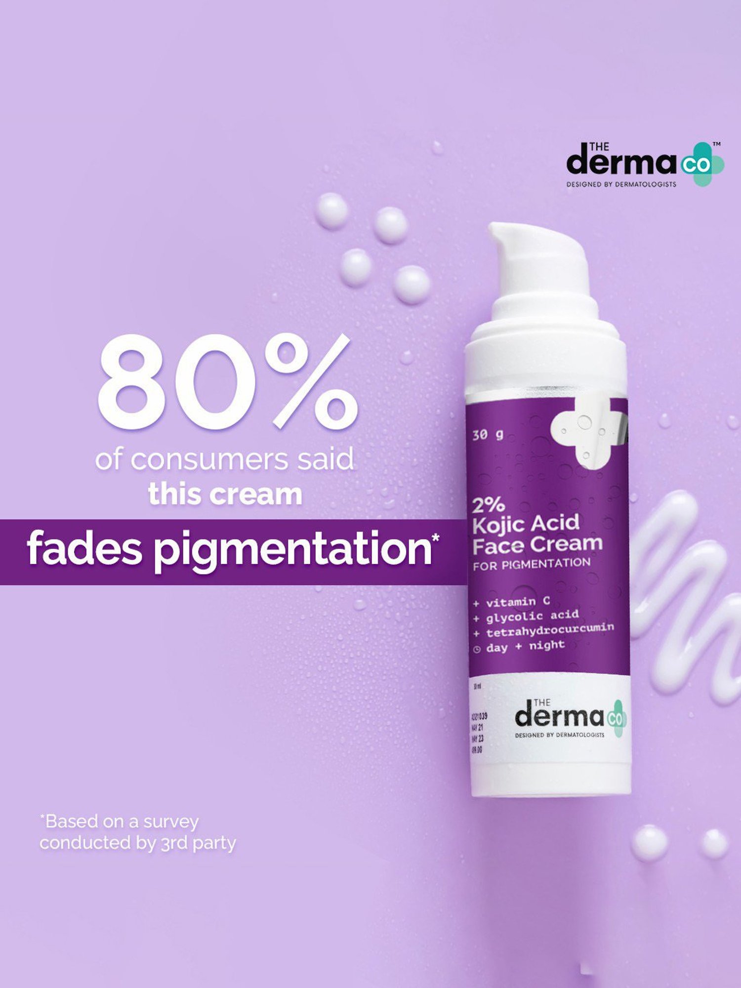 The Derma Co 2% Kojic Acid Face Cream - 30 gm
