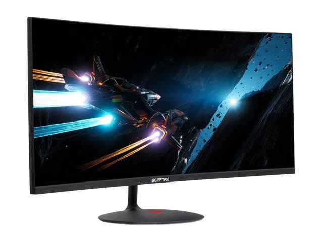 SCEPTRE C345W-2560UN 34" WFHD 2560 x 1080 100Hz 2 x HDMI, DisplayPort, Radeon FreeSync G-Sync Compatible Built-in Speakers Anti-Glare LED Backlit Curved Gaming Monitor