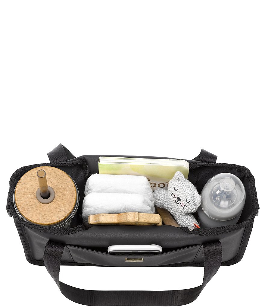 Petunia Pickle Bottom Wander Stroller Caddy - Matte Leatherette