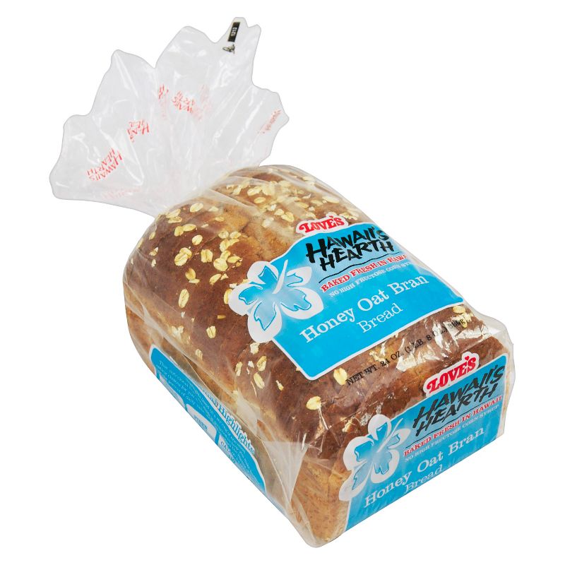 Love's Hawaii Hearth Honey Oat Bran Bread - 24oz