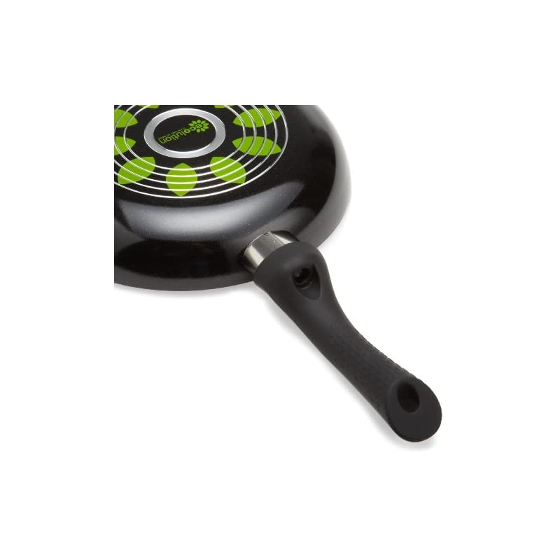 Non-Stick Fry Pan With Handle, Aluminum, 8", Black