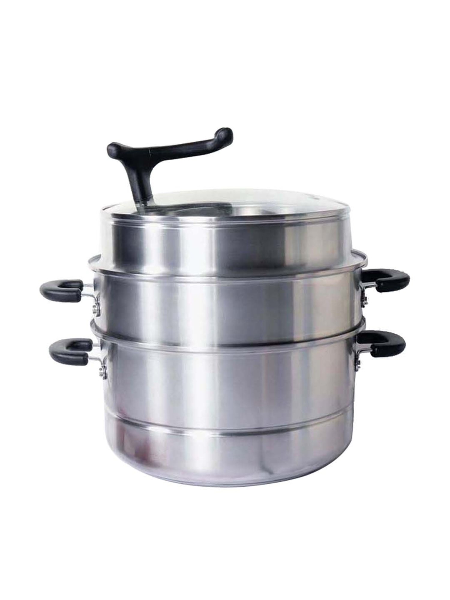 Butterfly Silver Stainless Steel Standard Idli Maker With Friendly Cooker