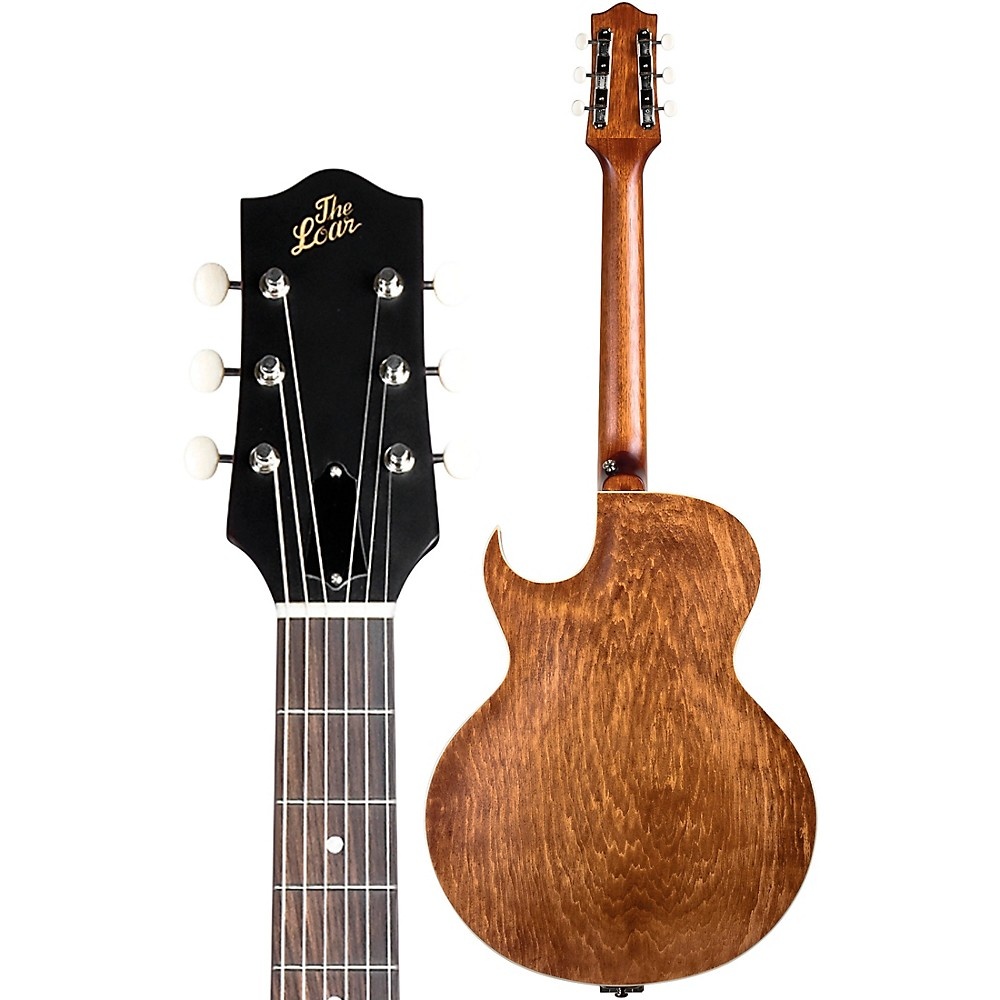 The Loar LH-306T Thinbody Archtop Cutaway Electric Guitar Orange