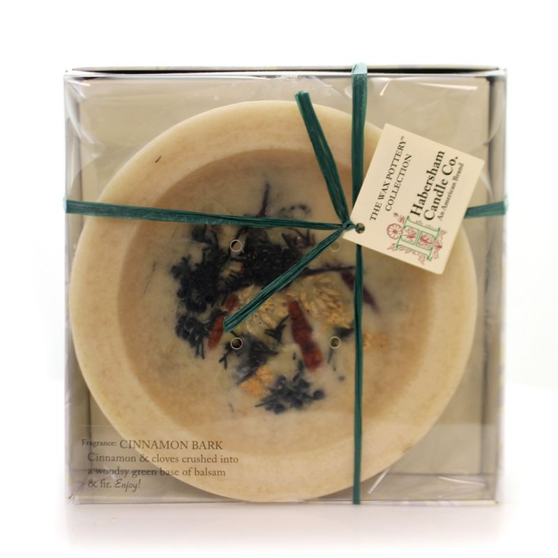 Habersham Candles 2.5" Cinnamon Bark Vessel Flameless Fragrance Wax  -  Flameless Candles