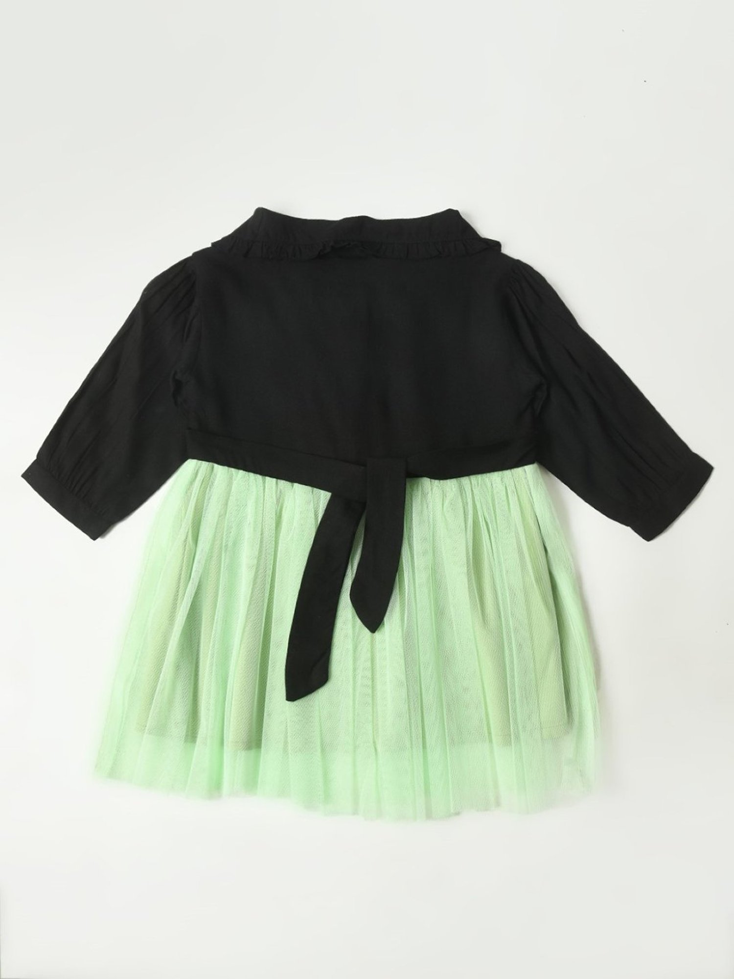 Pink Chick Kids Navy Solid Party Gowns