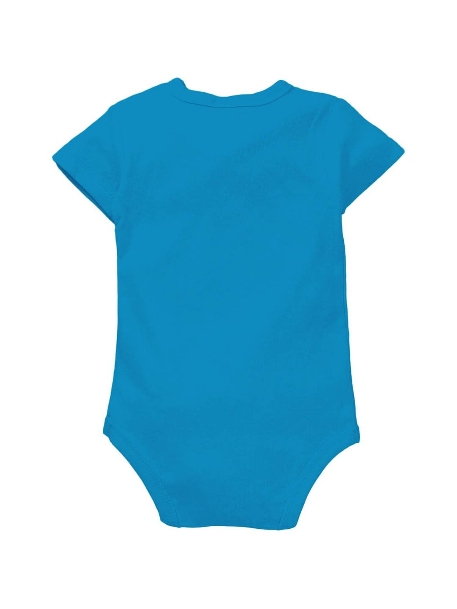 Zeezeezoo Kids Blue Idli to my Dosa Printed Onesie