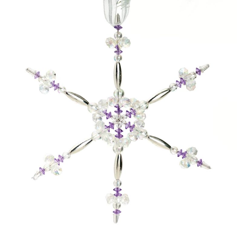 Creativity for Kids Beaded Snowflake Ornaments