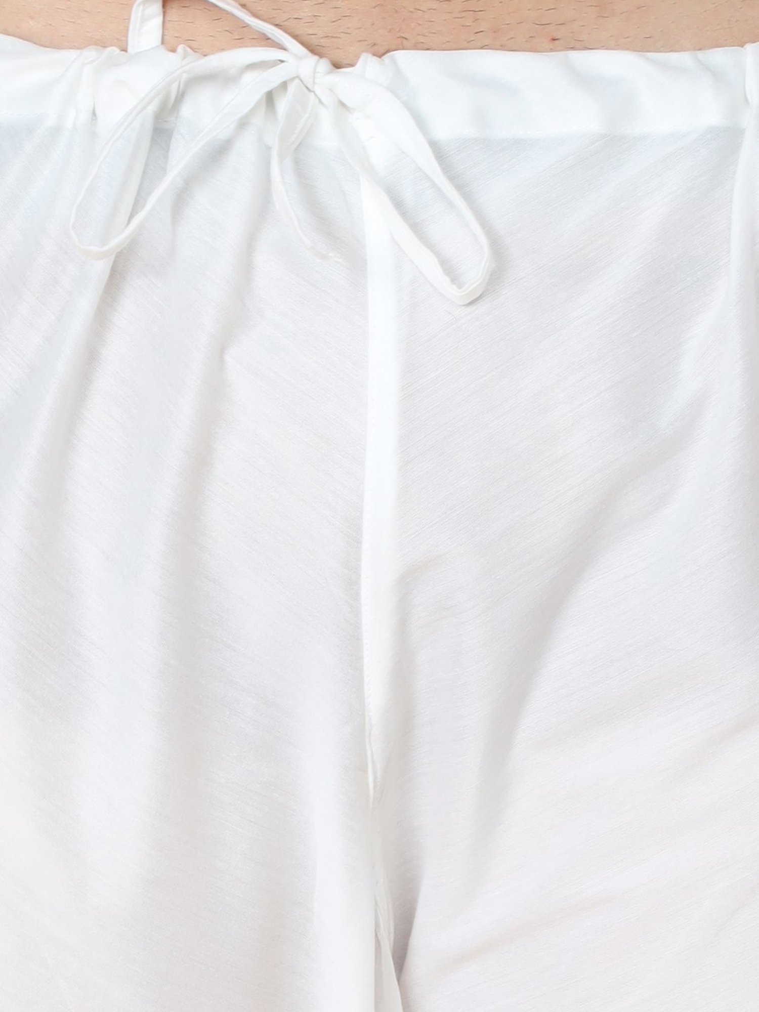 TABARD Yellow & White Regular Fit Kurta & Pyjamas Set