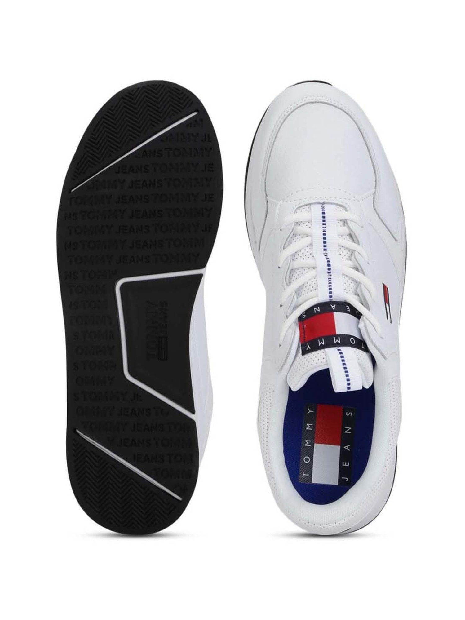 Tommy Hilfiger Men's White Casual Sneakers