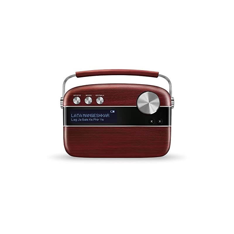 Carvaan Portable Digital Music Player Cherrywood Red