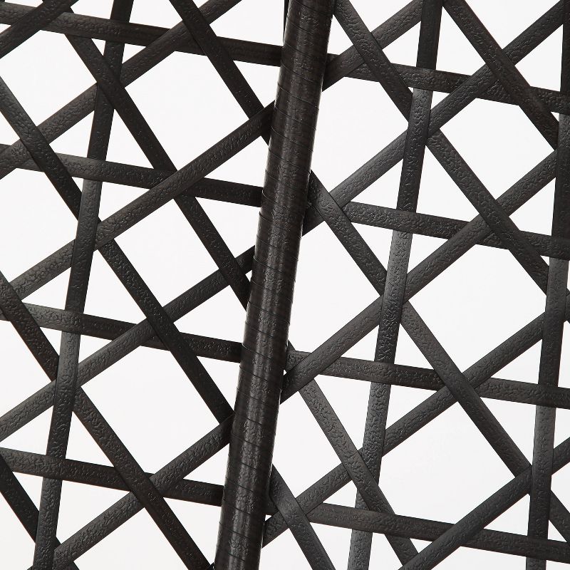 Sorbus Brazilian Double Hammock with Stand - Green, Blue Stripes