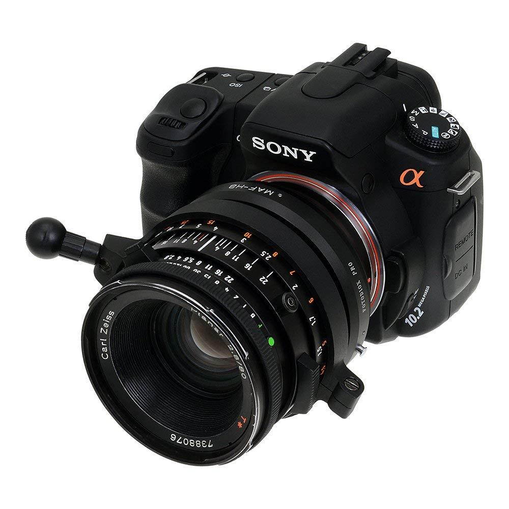Fotodiox Pro Lens Mount Adapter - Hasselblad V-Mount SLR Lenses to Sony Alpha A-Mount (and Minolta AF) Mount SLR Camera Body