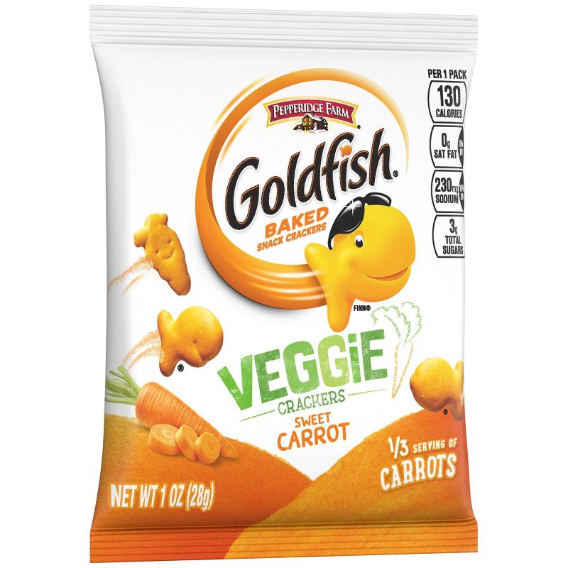 Goldfish Veggie 1oz Single Serve Carrot - 1oz