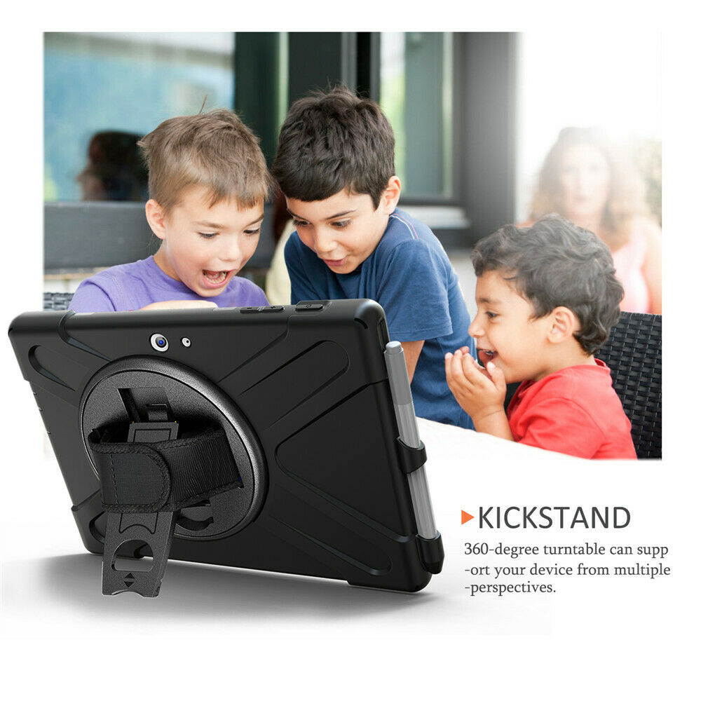 Werleo Surface Pro 6 Case Surface Pro Case 2017 Heavy Duty Full-Body Rugged Protective Case Cover with Kickstand Hand Strap for Microsoft Surface Pro 6 2018 / Surface Pro 5 2017 / Surface Pro 4 2015