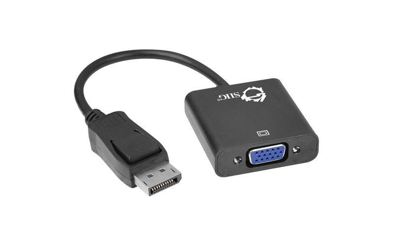 SIIG DisplayPort to VGA Adapter Converter (CB-DP0N11-S1)