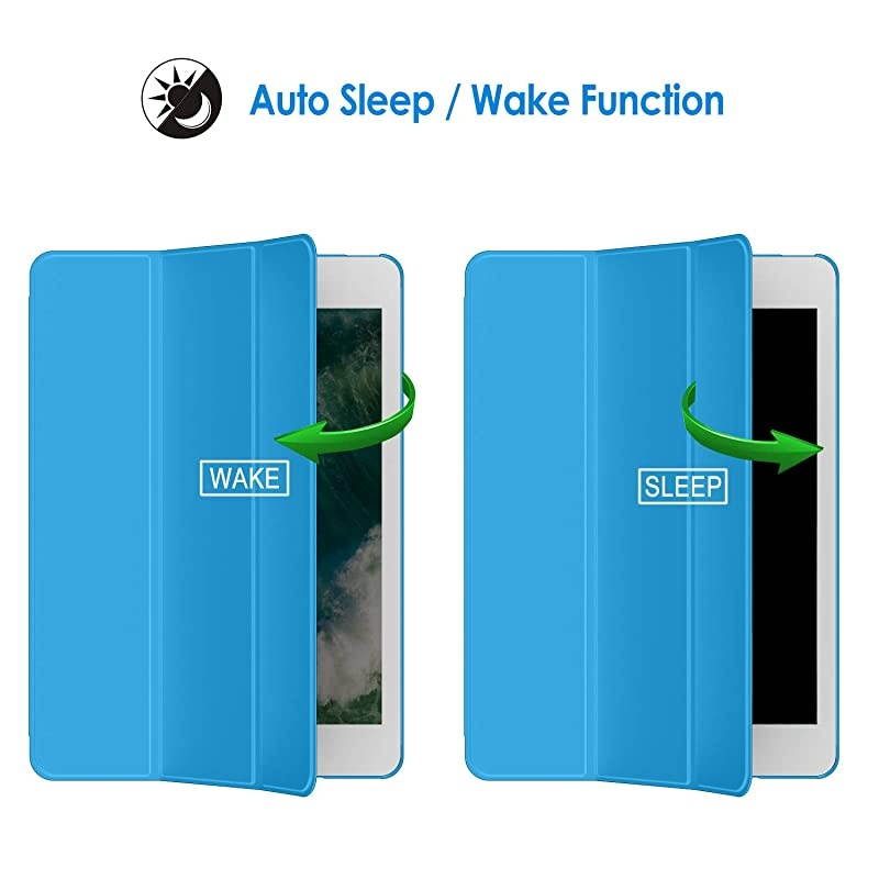 Case for iPad Mini 1 2 3 (NOT for iPad Mini 4), Smart Cover with Auto Sleep/Wake, Blue