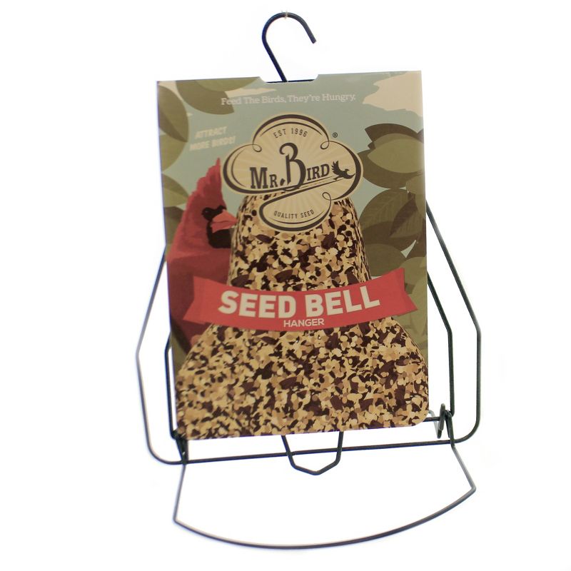 Home & Garden 9.5" Seed Bell Hanger Songbirds Bird Feed Mr Bird  -  Bird And Wildlife Food