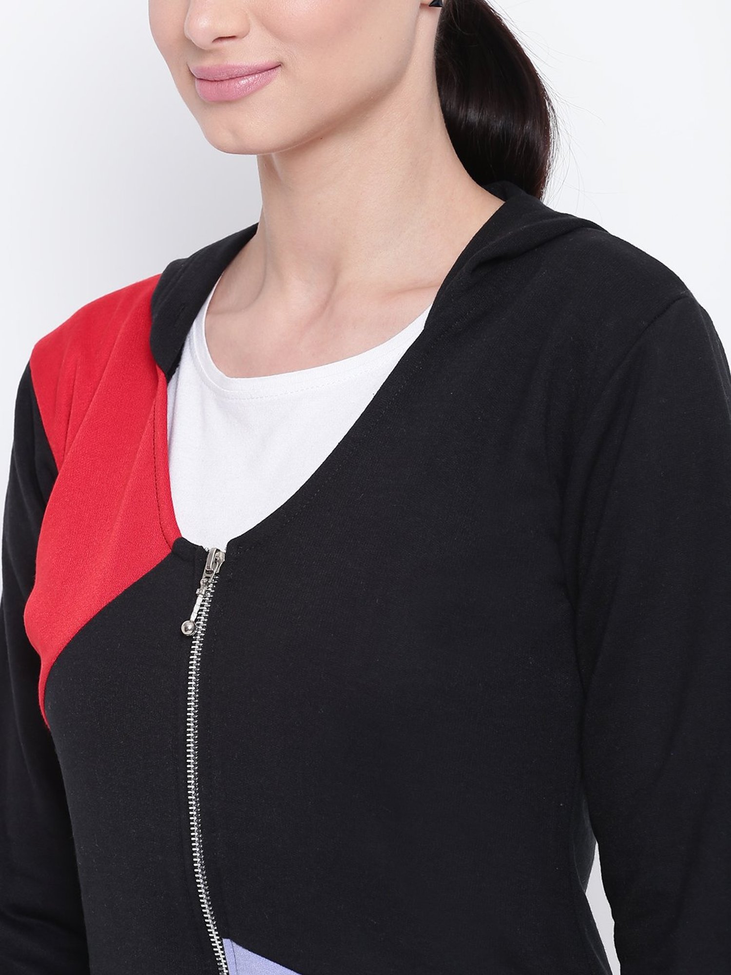 Belle Fille Black Full Sleeves Sweatshirt