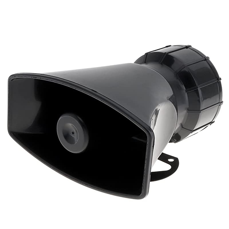 7 Tone Sound Loud Car Siren Vehicle Horn Hooter/Ambulance/Siren/Traffic Sound with Black Remote Controller 12V 100W