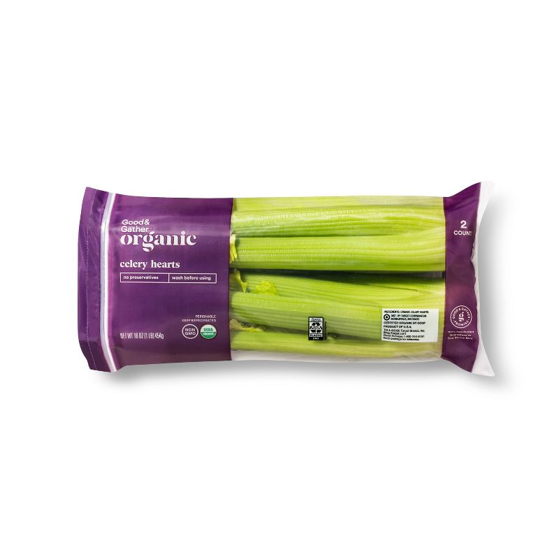 Organic Celery Hearts - 16oz/2ct - Good & Gather™