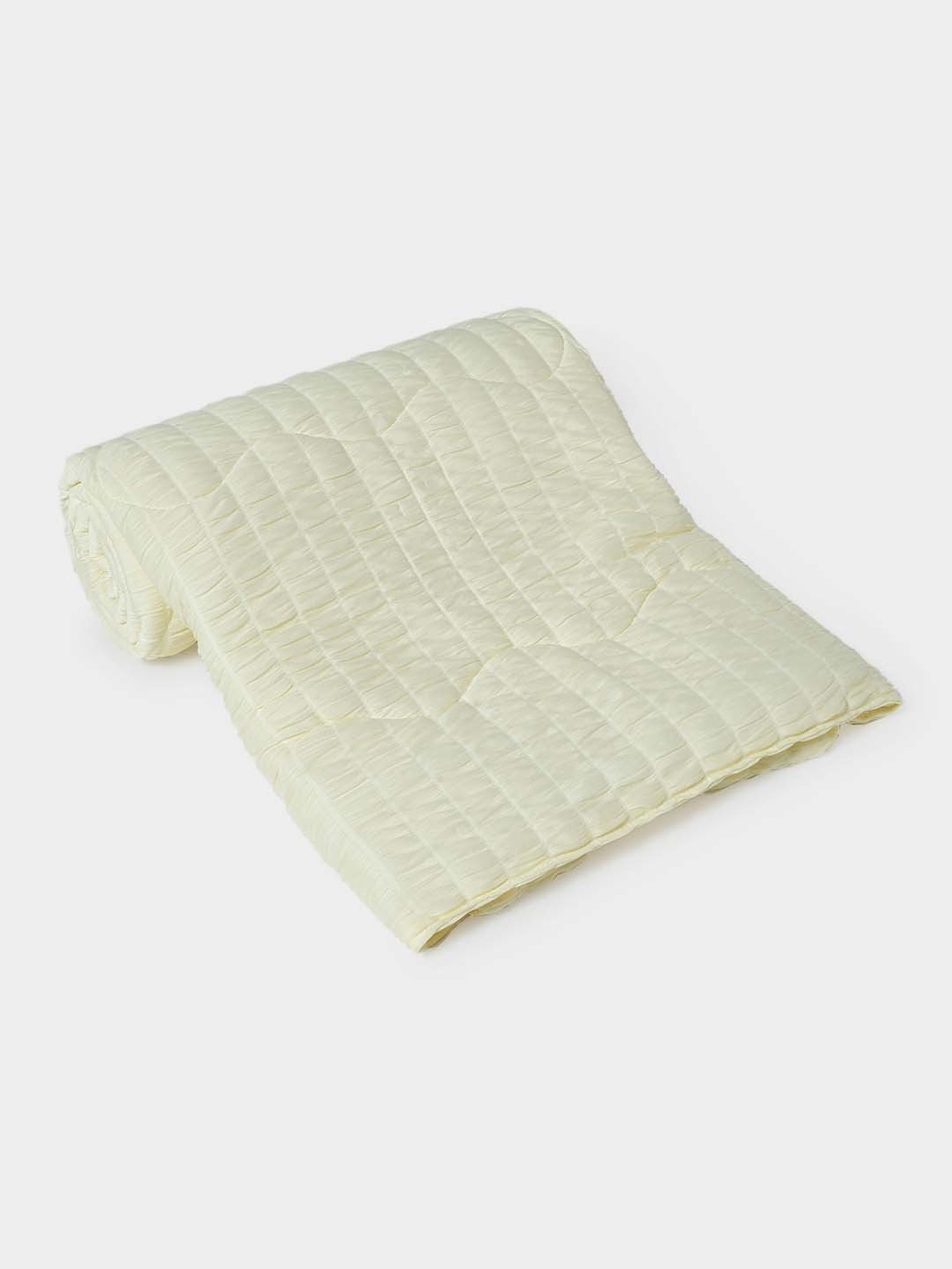 MiArcus Ecru Nylon Blend 60 TC Solid Cooling Blanket For Kids