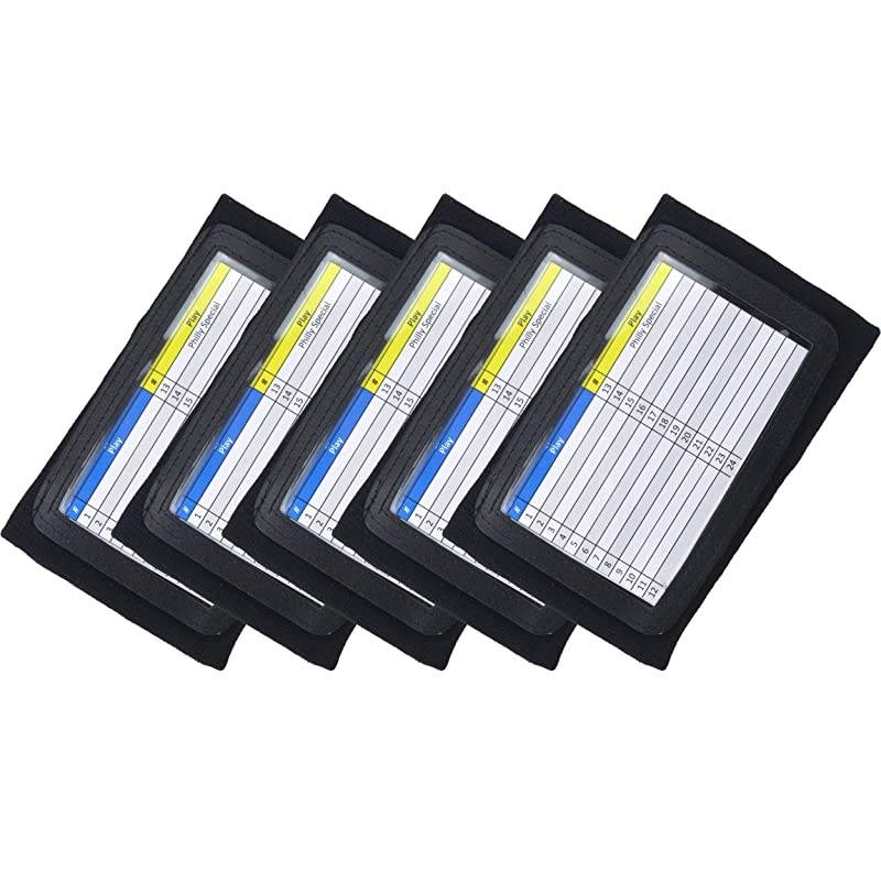 Adult Triple Wrist Coach 5 Pack for Football Baseball All Color Black