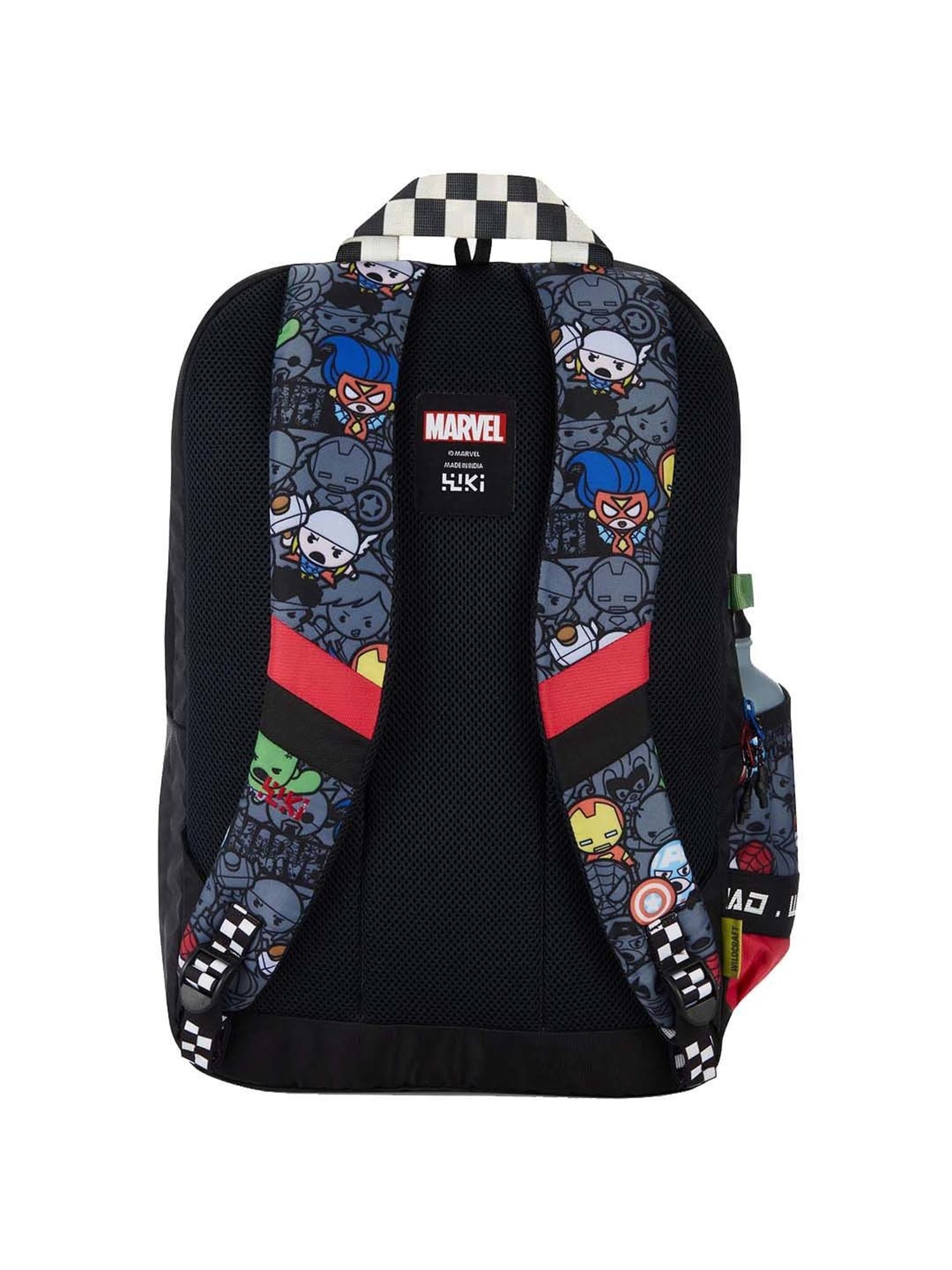 Wiki 30.5 Ltrs Black Medium Backpack