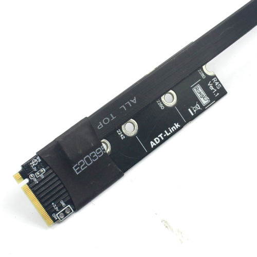 Graphics Extension cable M.2 to x16 PCIE M2 to PCI Express Adapter cable 45cm Full Speed For PC Mining Bitcoin BTC