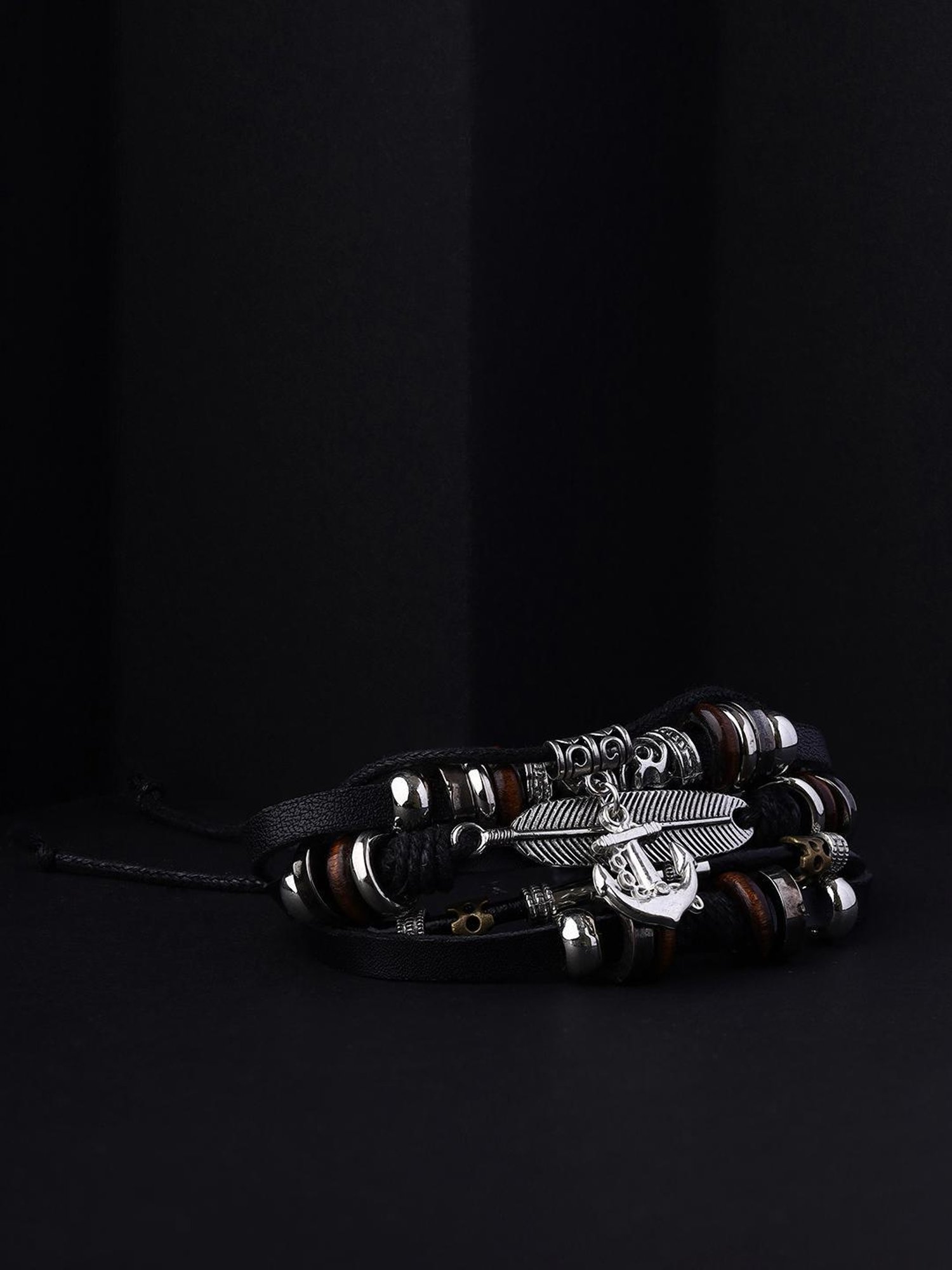 Bold by Priyaasi Crafting a Vintage Bracelet with Feather and Thread Accents