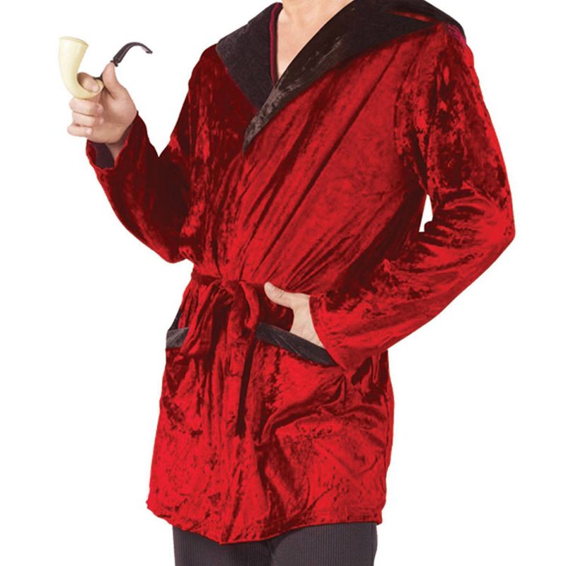 Adult Smoking Robe Velvet Halloween Costume Accessory One Size