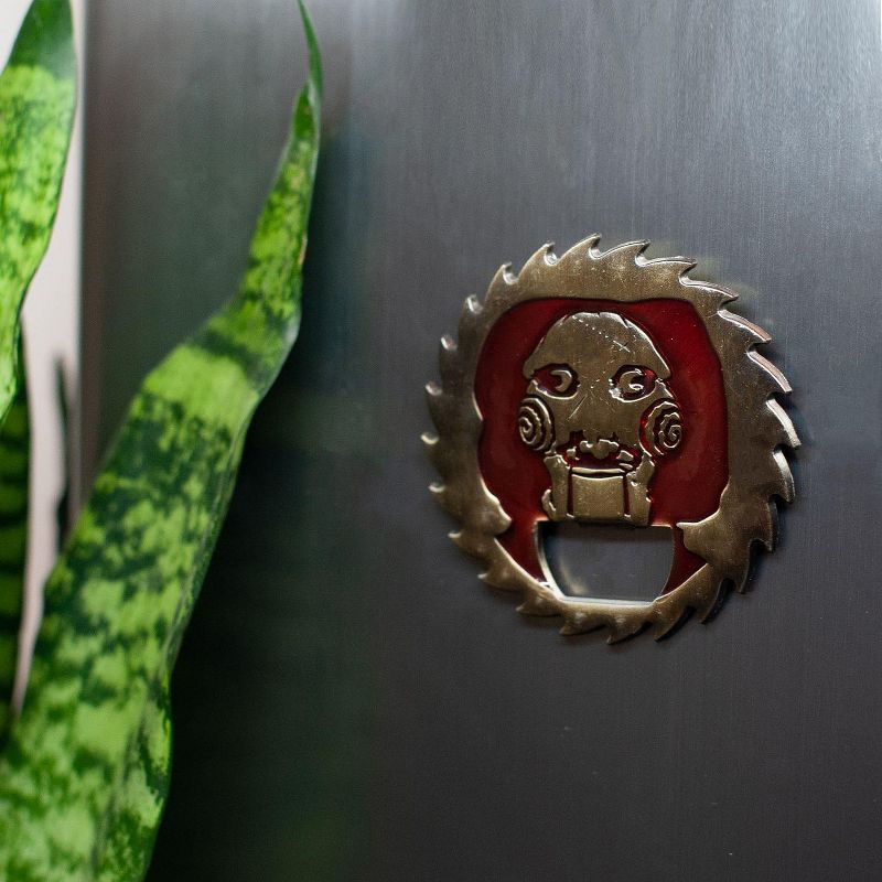 Surreal Entertainment Horror Collectibles| Saw Jigsaw Puppet Bottle Opener | Scary Puppet
