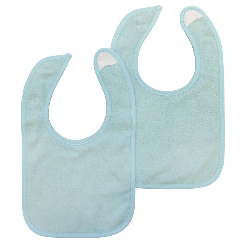 Neat Solutions Water-Resistant Lined Infant Bib Set Girl - 10pk